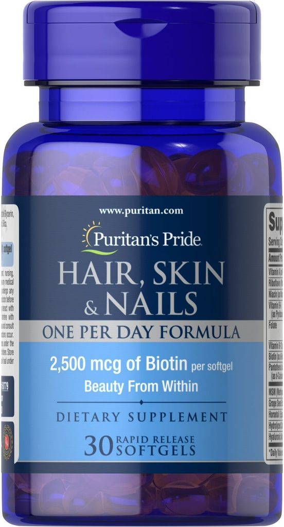 VIÊN UỐNG ĐẸP DA TÓC MÓNG  PURITAN'S PRIDE HAIR, SKIN NAILS