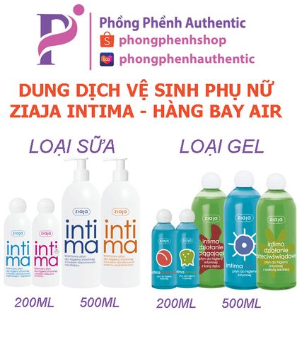 Dung dịch vệ sinh ZIAJA INTIMA nội địa Ba Lan - Bill up ảnh cuối