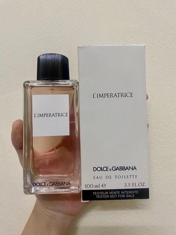 Tester 100ml- NƯỚC HOA NỮ D&G L'IMPATRICE EDT 100ML TESTER BOX GIẤY