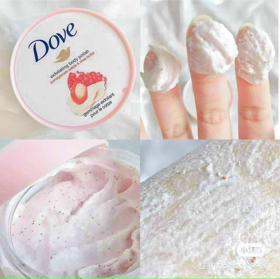 TẨY DA CHẾT TOÀN THÂN DOVE HŨ 225ML BẢN ĐỨC