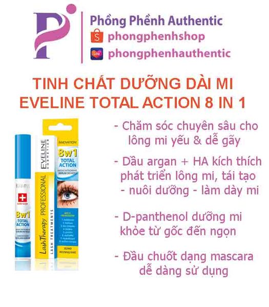 TINH CHẤT DƯỠNG MI ĐA TÁC ĐỘNG EVELINE CÁC LOẠI