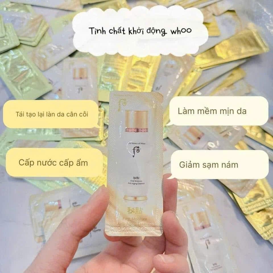 SAMPLE TINH CHẤT DƯỠNG KHỞI ĐẦU WHOO BICHEOP FIRSTCARE MOISTURE ANTI-AGING ESSENCE 8ML