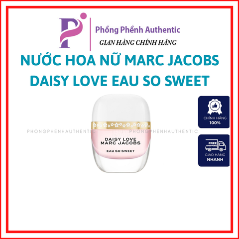 Nước hoa Nữ Daisy Love Eau So Sweet chai Tester 20ml box trắng - PHỒNG PHỀNH