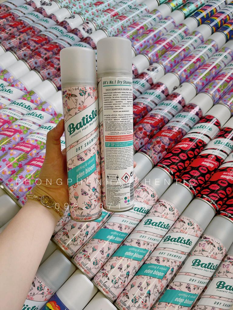 DẦU GỘI KHÔ BATISTE DRY SHAMPOO 200ML