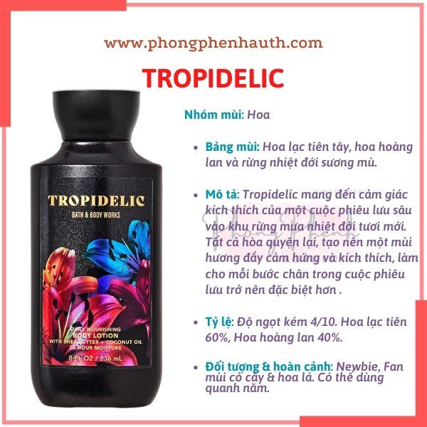 Dưỡng thể nước hoa Bath & Body Works  Body Lotion 236ml