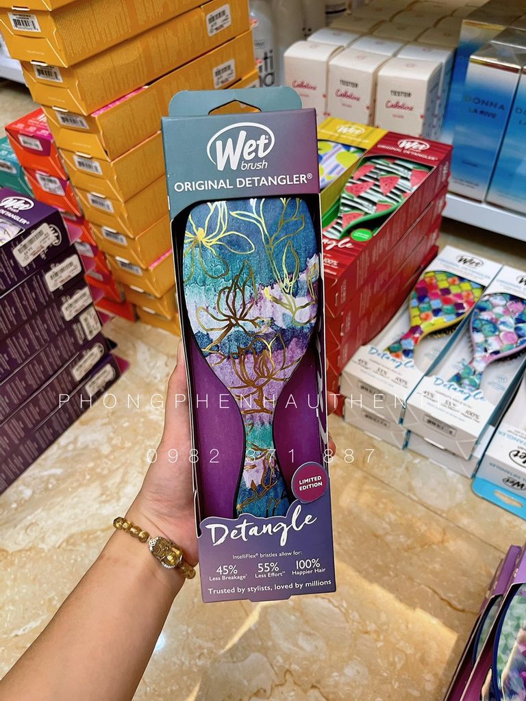Lược gỡ rối WET BRUSH full size mua sale