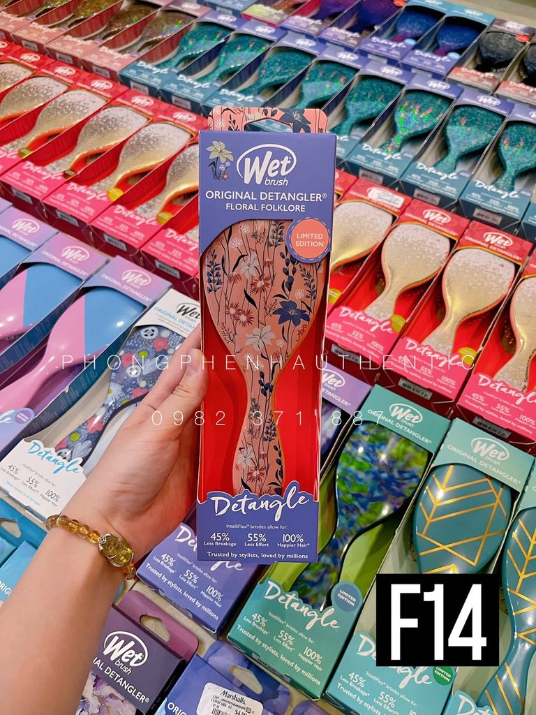 Lược gỡ rối WET BRUSH full size mua sale