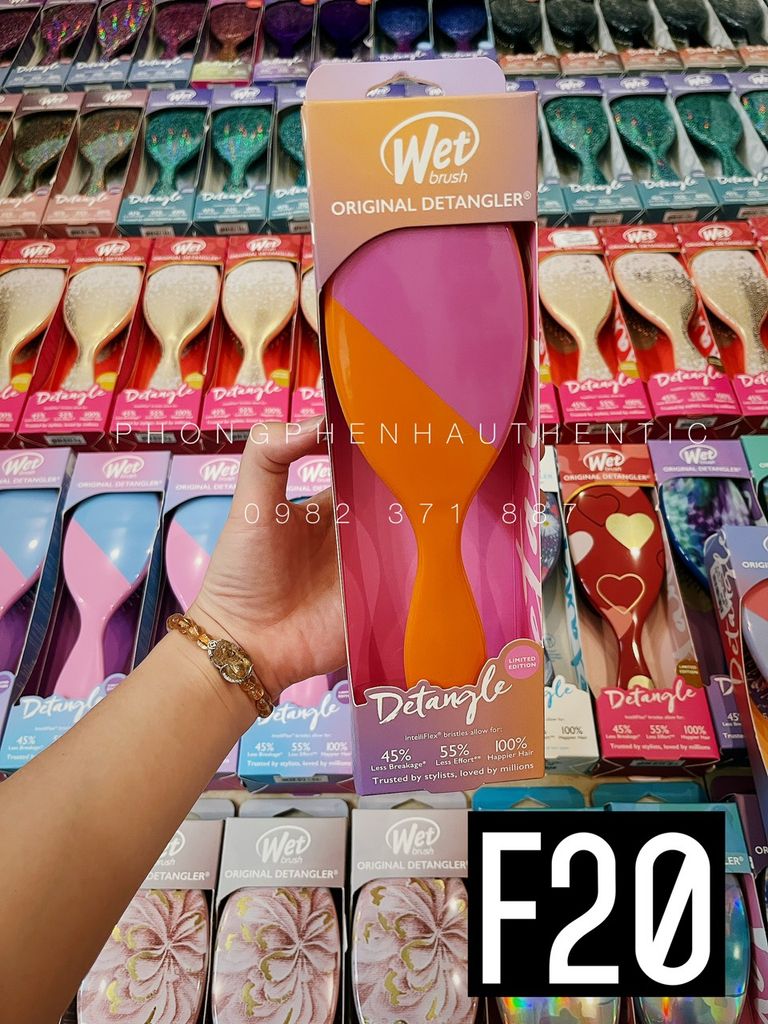 Lược gỡ rối WET BRUSH full size mua sale