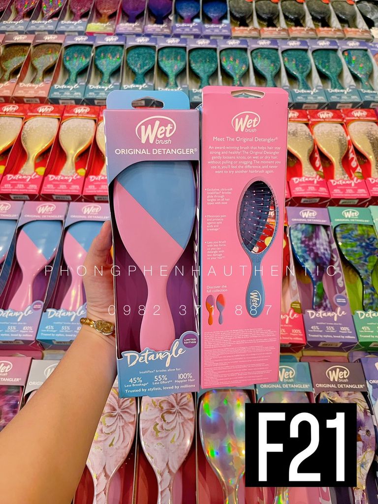 Lược gỡ rối WET BRUSH full size mua sale