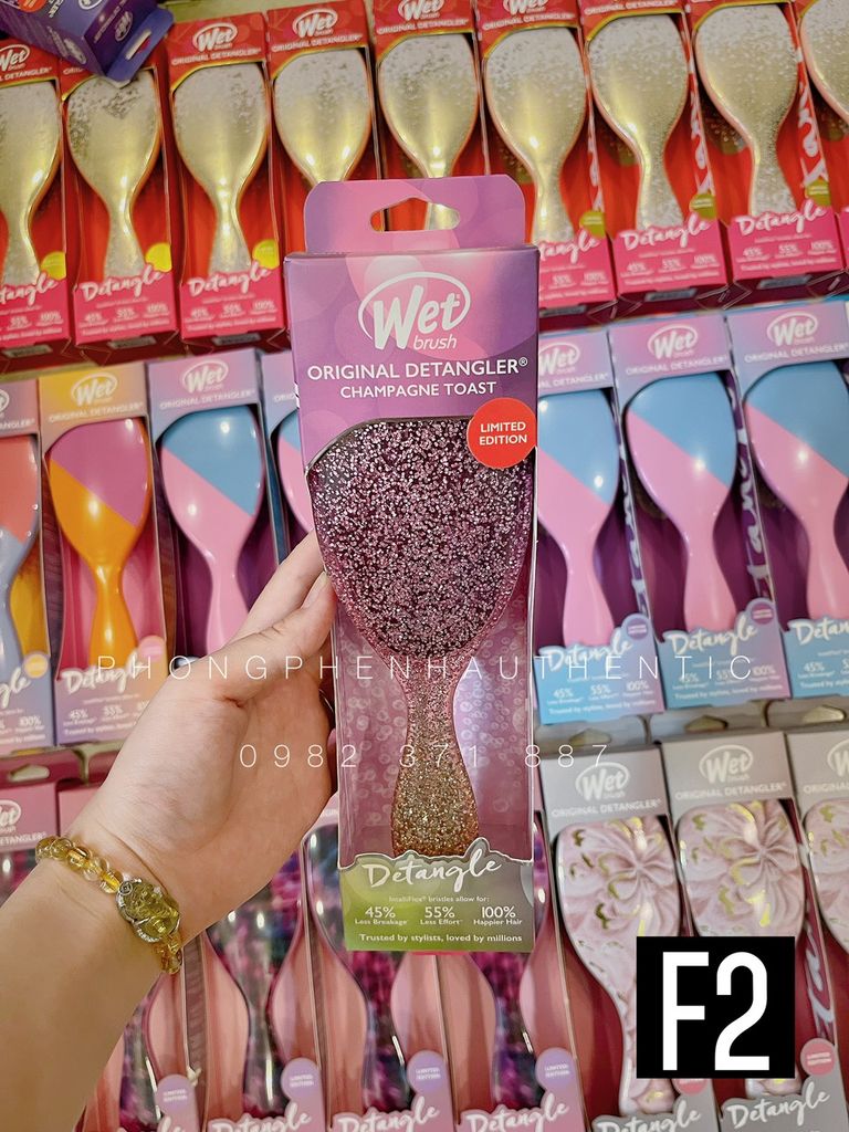 Lược gỡ rối WET BRUSH full size mua sale