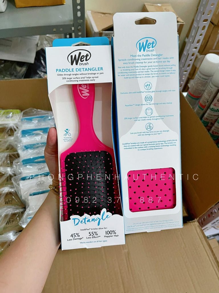 Lược gỡ rối WET BRUSH full size mua sale