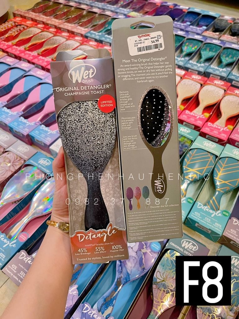 Lược gỡ rối WET BRUSH full size mua sale