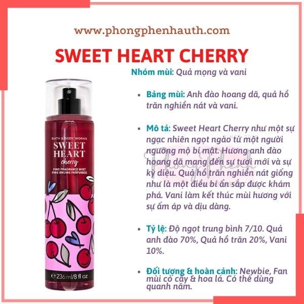 XỊT THƠM CƠ THỂ BATH & BODY WORKS BODY MIST 236ML