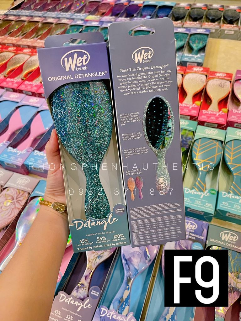 Lược gỡ rối WET BRUSH full size mua sale