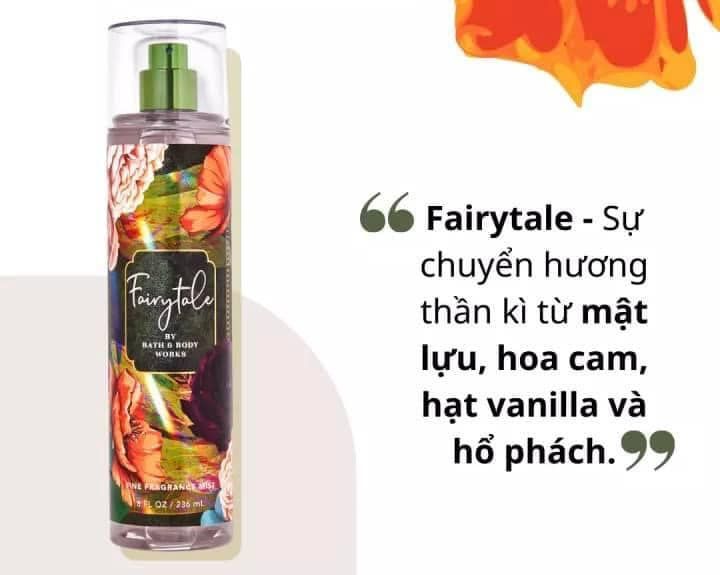 XỊT THƠM CƠ THỂ BATH & BODY WORKS BODY MIST 236ML