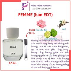 NƯỚC HOA NỮ ZARA CÁC MÙI BIG SIZE 90ML - 150ML