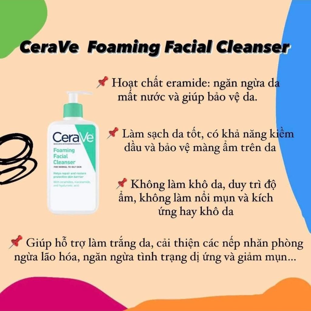 Sữa rửa mặt CeraVe Cleanser các size