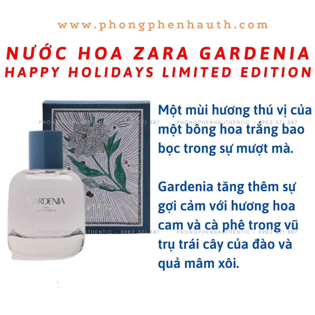 [30ML] Nước hoa Nữ ZARA các mùi mua sale