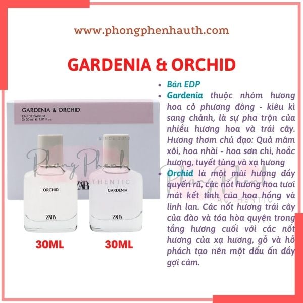 [30ML] Nước hoa Nữ ZARA các mùi mua sale
