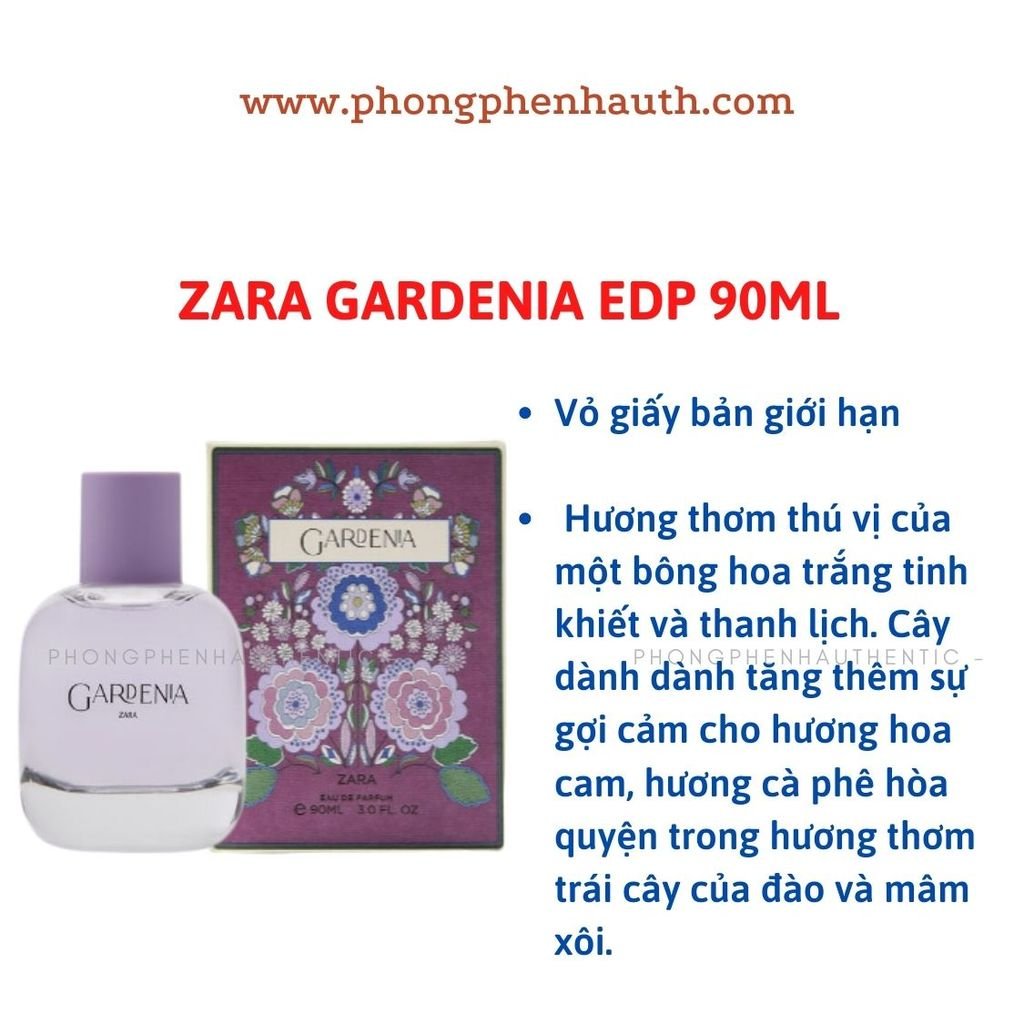 NƯỚC HOA NỮ ZARA CÁC MÙI BIG SIZE 90ML - 150ML