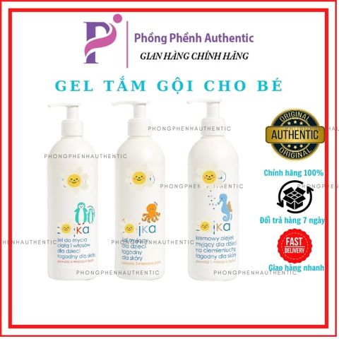 Gel Tắm, Gội Trẻ Em Ziaja Ziajka Cho Bé Từ 6 Tháng Tuổi