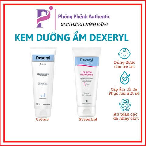 Kem Dexeryl Pháp, dưỡng ẩm, dưỡng da cho bé mịn màng, nhất là bé da khô, chàm, da cơ địa - PHỒNG PHỀNH