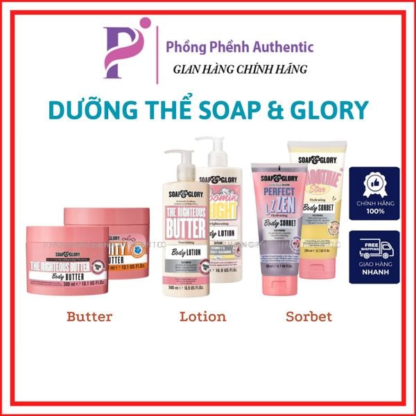 DƯỠNG THỂ SOAP & GLORY PERFECT ZZZEN BODY SORBET TUÝP 200ML
