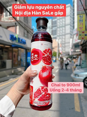 Nước Uống Giấm Mâm Xôi, Giấm Lựu Daesang Hàn Quốc- Giúp Giảm Cân, Đẹp Da 500ml - 900ml