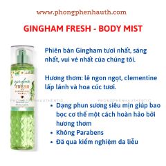 XỊT THƠM CƠ THỂ BATH & BODY WORKS BODY MIST 236ML