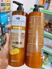 SET DẦU GỘI - XẢ GỪNG/ARGAN OIL GINGER BOOTS MATURE'S SERIES MOISTURISED HAIR & SOOTHED SCALP CHAI 480ML