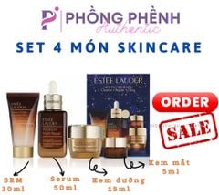 [Bill Mỹ] Set quà tặng Estee Lauder 4 món:SRM 30ml + Serum 50ml + Kem dưỡng 15ml + Kem mắt 5ml - PHỒNG PHỀNH