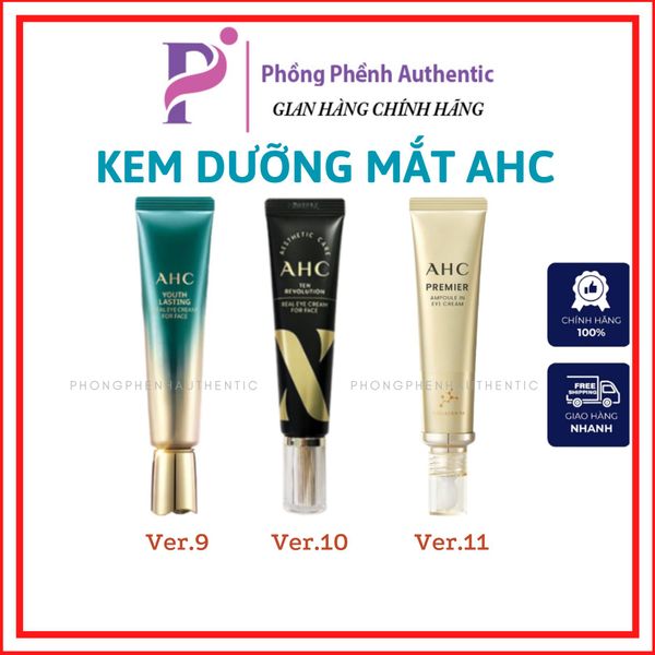 KEM MẮT GIẢM NHĂN, CHỐNG LÃO HÓA AHC PREMIER AMPOULE IN EYE CREAM  FULLSIZE 40ML