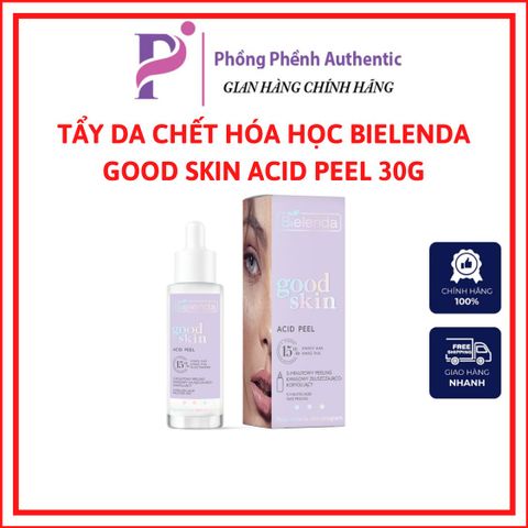 Tẩy da chết hóa học Bielenda Good Skin - Acid Peel 5-Minutes giảm mụn, mờ thâm, làm da căng bóng 30gr