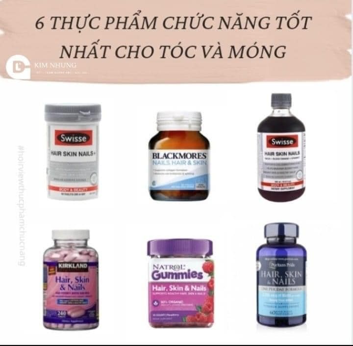 VIÊN UỐNG ĐẸP DA TÓC MÓNG  PURITAN'S PRIDE HAIR, SKIN NAILS