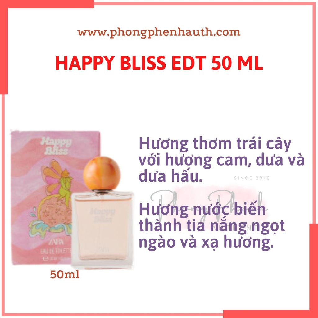 Nước hoa bé gái Zara các mùi EDT 50ml -100ml ( đủ bill ) - PHỒNG PHỀNH