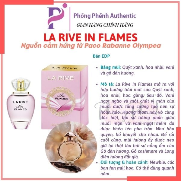 NƯỚC HOA NỮ LA RIVE FULL SIZE 75ML - 90ML