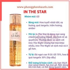 (Đủ mùi) BEST SELLER 10ml xịt thơm toàn thân body mist Bath & Body Works - PHỒNG PHỀNH