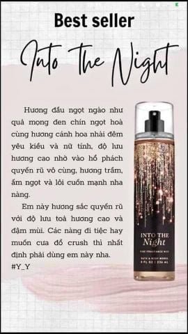 XỊT THƠM CƠ THỂ BATH & BODY WORKS BODY MIST 236ML