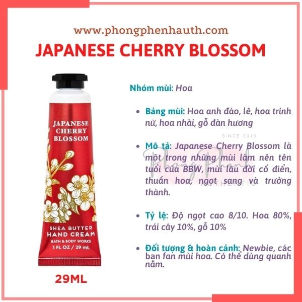KEM DƯỠNG DA TAY BATH &BODY WORKS TUÝP 29ML