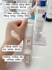 1 gói Kem chống nắng Whoo nâng tông Gongjinhyang Seol Radiant White Tone Up Sunscreen SPF50+,PA++++ - PHỒNG PHỀNH