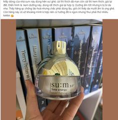 [Unbox] Kem dưỡng SUM Time Energy Moist Firming Cream phục hồi da mệt mỏi, cấp ẩm, dưỡng căng mịn 30ML - 120ML