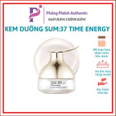 [Unbox] Kem dưỡng SUM Time Energy Moist Firming Cream phục hồi da mệt mỏi, cấp ẩm, dưỡng căng mịn 30ML - 120ML