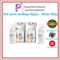 [Có Bill UK] Sẵn Mẫu mới Set Olay Kem chống lão hoá UK- kem dưỡng ngày đêm Olay Total Effects Anti-Ageing 7in1
