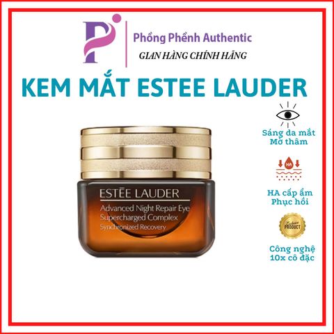 [Bill Mỹ] Kem mắt Estee Lauder Advanced Night Repair Eye Supercharged 15ml - PHỒNG PHỀNH