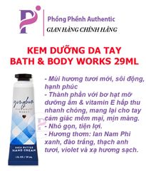 KEM DƯỠNG DA TAY BATH &BODY WORKS TUÝP 29ML