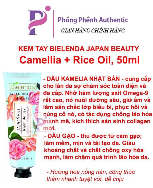 Kem dưỡng da tay thuần chay Bielenda Hand Cream 50ml