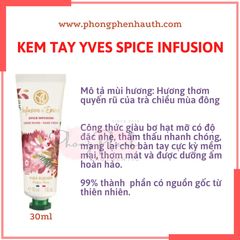 Kem dưỡng da tay Yves Rocher Hand Cream các loại fullsize 30ml - PHỒNG PHỀNH