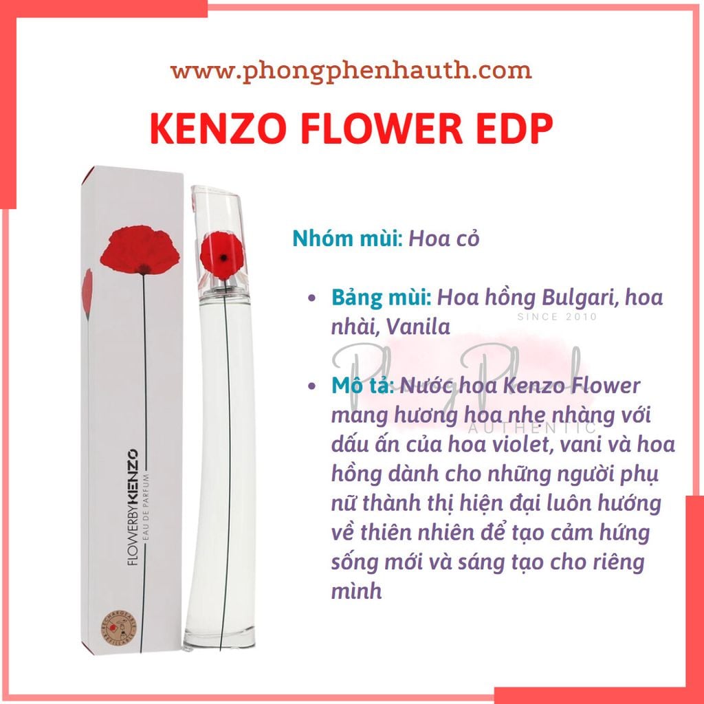 Nước hoa Kenzo Flower By Kenzo