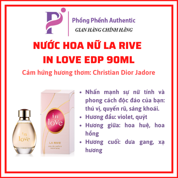 NƯỚC HOA NỮ LA RIVE FULL SIZE 75ML - 90ML