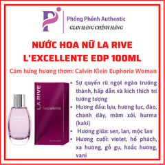 NƯỚC HOA NỮ LA RIVE FULL SIZE 75ML - 90ML